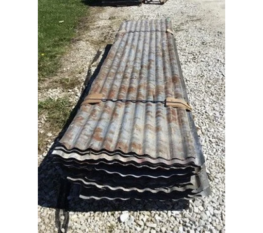 33 Sheets Barn Tin, Corrugated Metal, Reclaimed Salvage, 10' Long 660 sq ft  A1, Reclaimed Barn Tin Siding, Galvanized, Rustic, Roofing